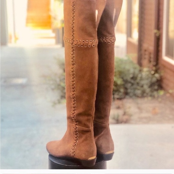 Michael Kors Caramel Malin Grommet boots - Picture 2 of 4